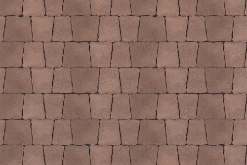 Б.1.ПИ.6 Плитка тротуарная "Антик" 60 мм Стандарт коричневый