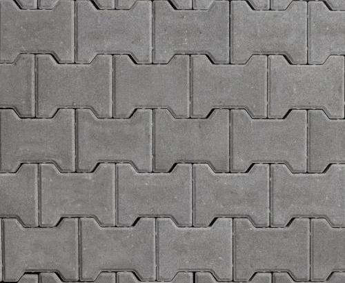 Б.1.Ф.6 Плитка тротуарная "Катушка" 200х163х60 Стандарт серый