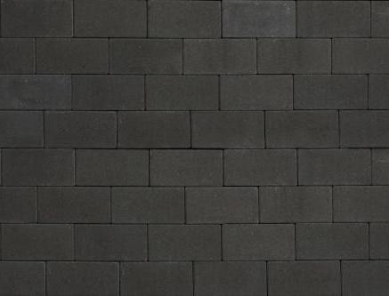 В.1.П.8 Плитка тротуарная "Брусчатка" 200х100х80 Стандарт черный (микрофаска)