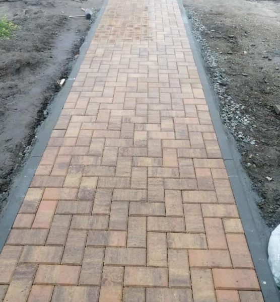 А.1.П.4 Плитка тротуарная "Брусчатка" 200х100х40 Колормикс Хакасия