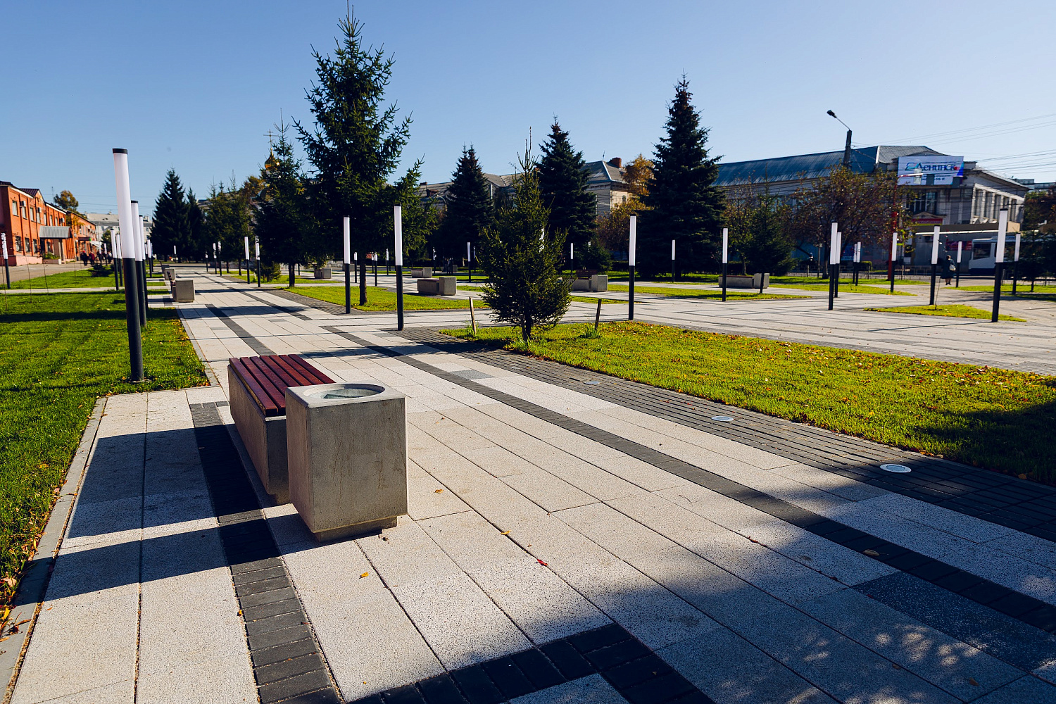Сквер Памяти у часовни "Всех Скорбящих Радость", г. Ленинск-Кузнецкий
