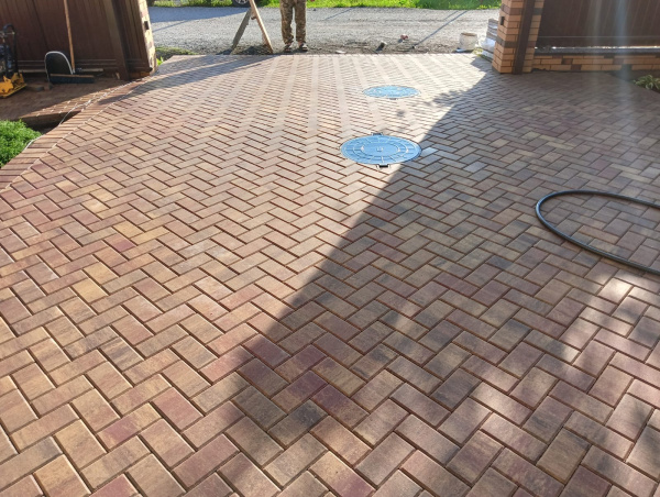 Б.1.П.6 Плитка тротуарная "Брусчатка" 200х100х60 Колормикс Алтайский Марс