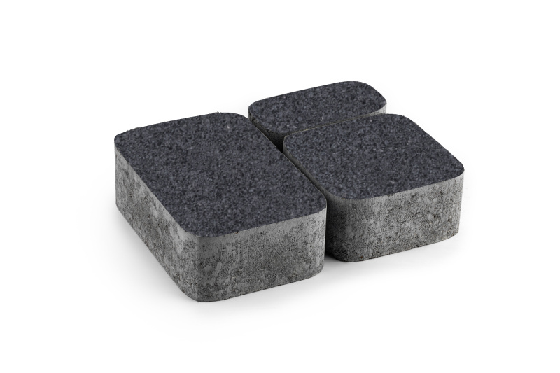 Б.1.Кл.6 Плитка тротуарная "Классико" 60 мм Мрамор Черный