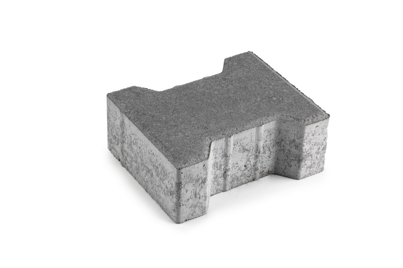 В.1.Ф.8 Плитка тротуарная "Катушка" 200х163х80 Стандарт серый