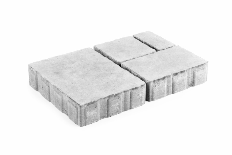 Б.1.РБ.6 Плитка тротуарная "Бавария" 60 мм Стандарт белый