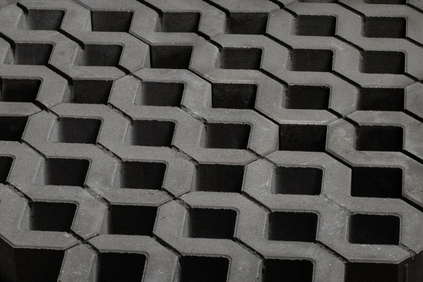 В.1.ГР.10 Газонная решетка "Меба" 600х400х100 Стандарт серый В.1.ГР.10 Газонная решетка "Меба" 600х400х100 Стандарт серый