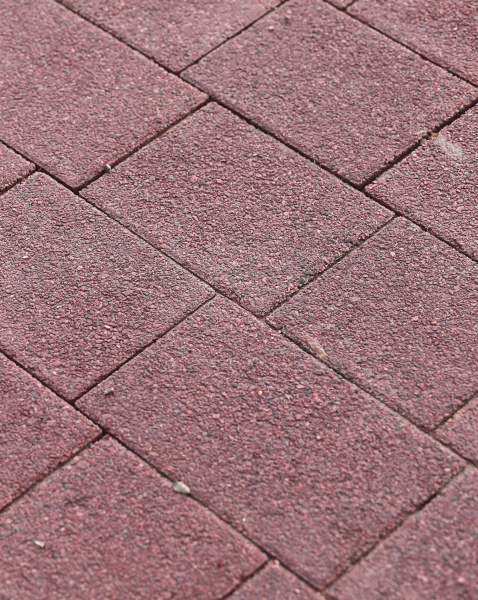 Б.1.Гм.6 Плитка тротуарная "Городской микс" 60 мм Гранит красный с черным