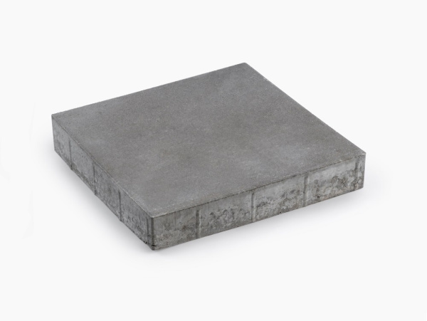 Б.5.К.6 Плита тротуарная "Квадрат" 400х400х60 Стандарт серый
