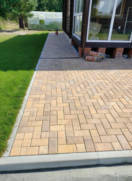 Б.1.П.6 Плитка тротуарная "Брусчатка" 200х100х60 Колормикс Хакасия