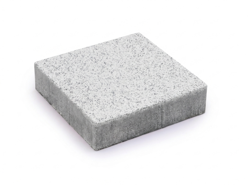 В.4.К.8 Плитка тротуарная "Квадрат" 300х300х80 Мрамор белый с черным