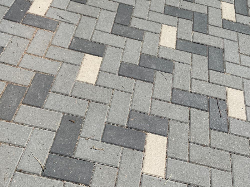 Б.1.П.6 Плитка тротуарная "Брусчатка" 200х100х60 Стандарт черный