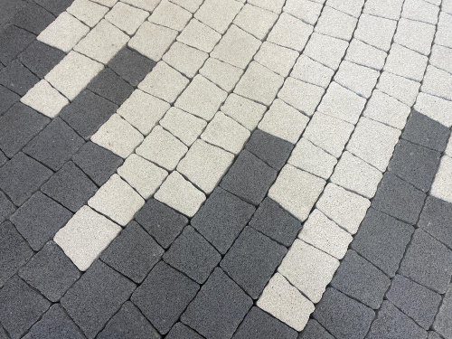 Б.1.ПИ.6 Плитка тротуарная "Антик" 60 мм Мрамор Белый