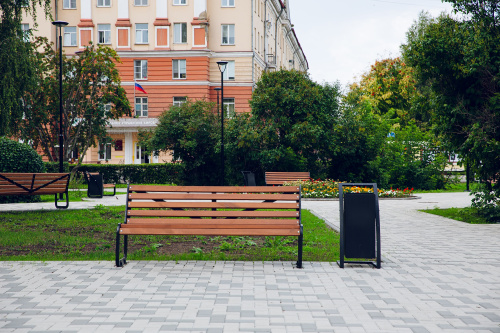 Г.1.П.10 Плитка тротуарная "Брусчатка" 200х100х100 Стандарт серый