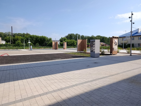 В.1.Гм.8 Плитка тротуарная "Городской микс" 80 мм Мрамор Белый с черным