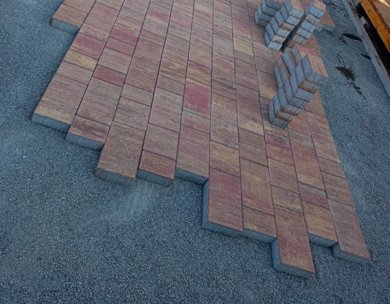 Б.1.Гм.6 Плитка тротуарная "Городской микс" 60 мм Колормикс Алтайский Марс