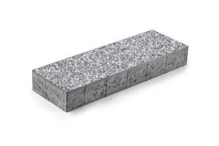 Б.3.П.8 Плита тротуарная "Прямоугольник" 600х200х80 Мрамор Черный с белым