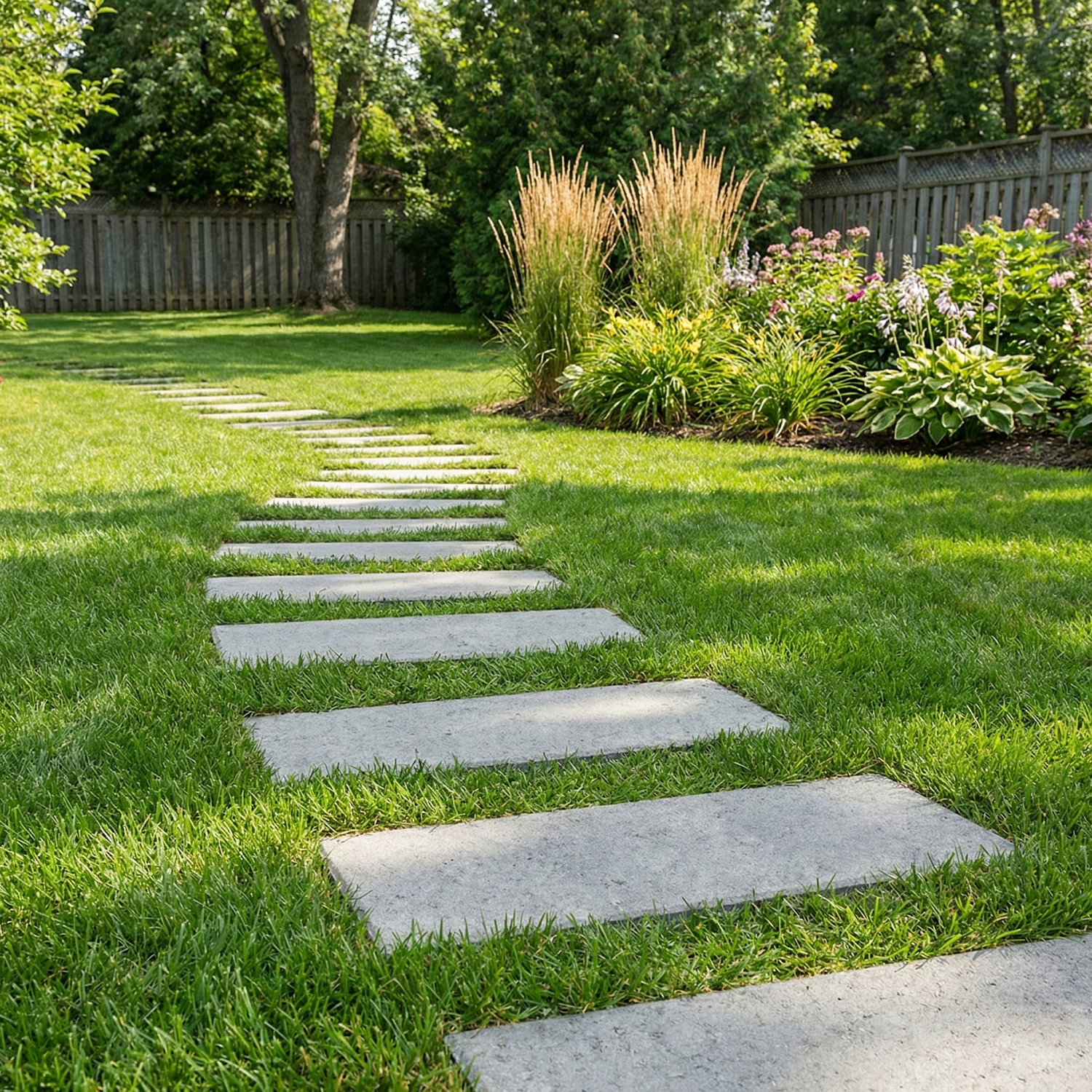 Устройство пошаговой садовой дорожки из тротуарных плит: технология, выбор плит и уход