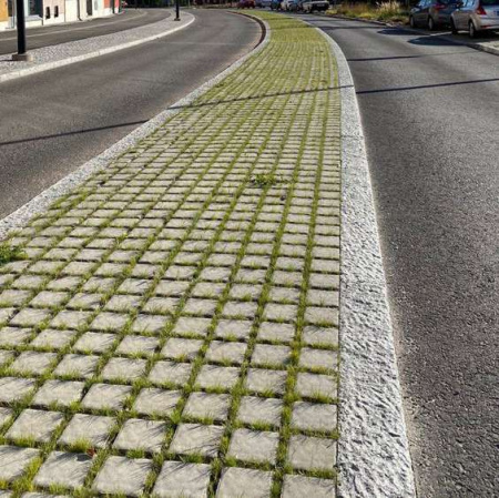 В.1.ГП.8 Газонная плитка "Дона" 140х140х80 Стандарт серый