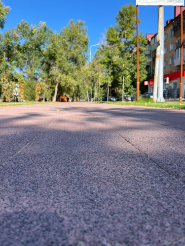 Б.2.П.8 Плита тротуарная "Прямоугольник" 600х300х80 Гранит красный с черным