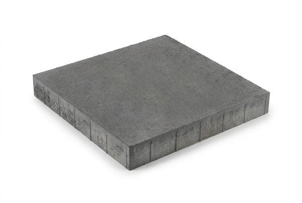Б.6.К.6 Плита тротуарная "Квадрат" 500х500х60 Стандарт серый