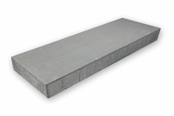 Б.6.П.8 Плита тротуарная "Прямоугольник" 900х300х80 Стандарт серый (плита шаговая)