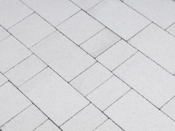 Б.1.Гм.6 Плитка тротуарная "Городской микс" 60 мм Мрамор Белый