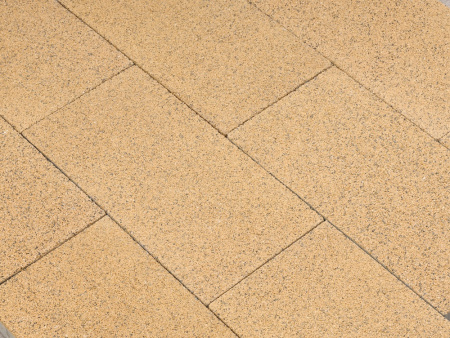 Б.2.П.6 Плита тротуарная "Прямоугольник" 600х300х60 Мрамор Желтый с черным