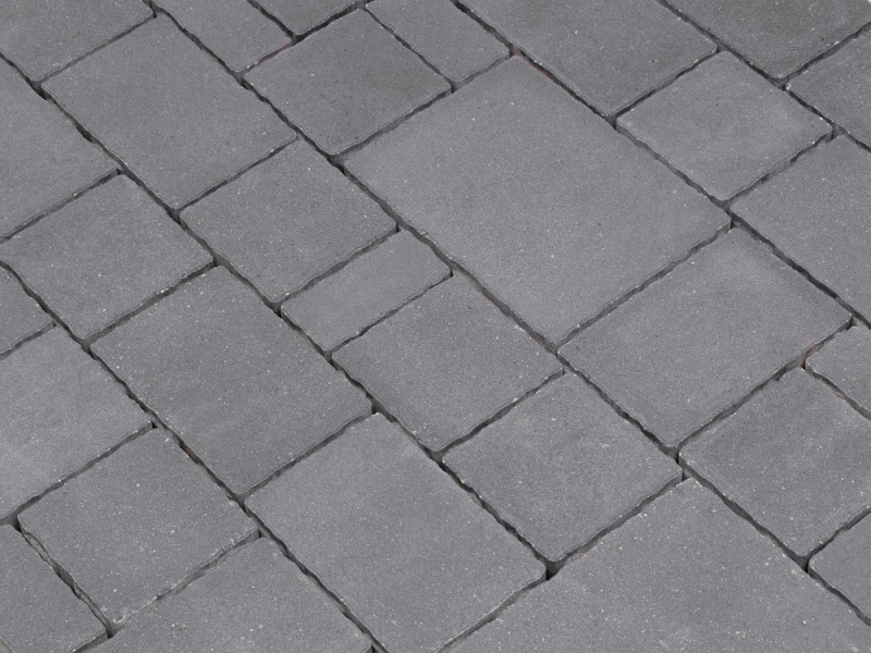 Б.1.РБ.6 Плитка тротуарная "Бавария" 60 мм Стандарт серый