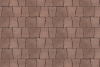 Б.1.ПИ.6 Плитка тротуарная "Антик" 60 мм Стандарт коричневый