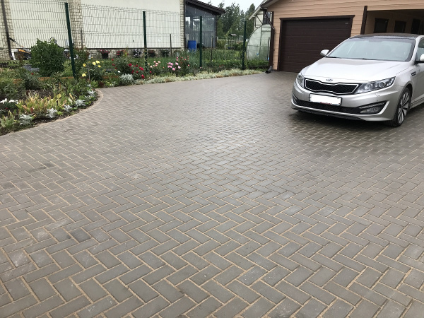 В.1.П.8 Плитка тротуарная "Брусчатка" 200х100х80 Стандарт серый В.1.П.8 Плитка тротуарная "Брусчатка" 200х100х80 Стандарт серый