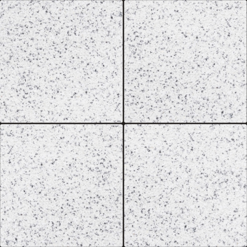 Б.7.К.8 Плита тротуарная "Квадрат" 600х600х80 Мрамор Белый с черным