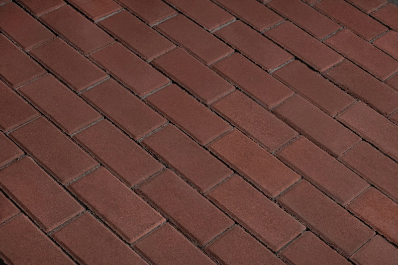 Б.1.П.6 Плитка тротуарная "Брусчатка" 200х100х60 Стандарт красный