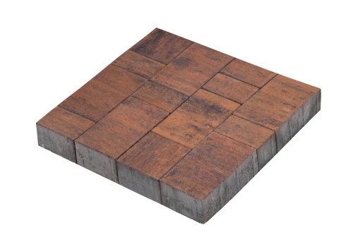 В.1.Гм.8 Плитка тротуарная "Городской микс" 80 мм Колормикс Новосибирск