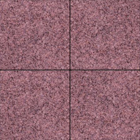 Б.7.К.8 Плита тротуарная "Квадрат" 600х600х80 Гранит Красный с черным