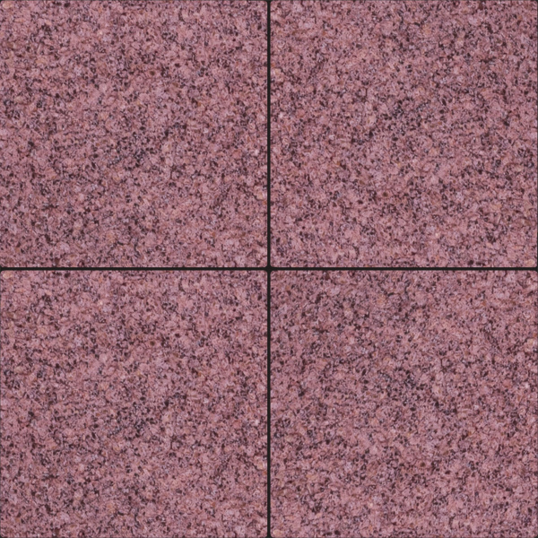 Б.7.К.8 Плита тротуарная "Квадрат" 600х600х80 Гранит Красный с черным