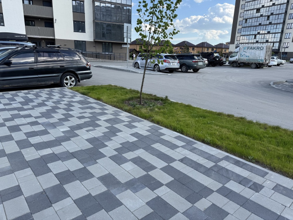 Б.1.Гм.6 Плитка тротуарная "Городской микс" 60 мм Стандарт черный