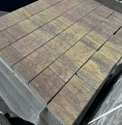 Б.1.Гм.6 Плитка тротуарная "Городской микс" Колормикс Листопад (распродажа)