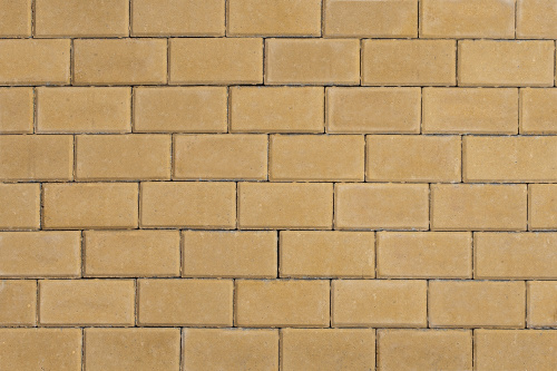 А.1.П.4 Плитка тротуарная "Брусчатка" 200х100х40 Стандарт желтый (распродажа)