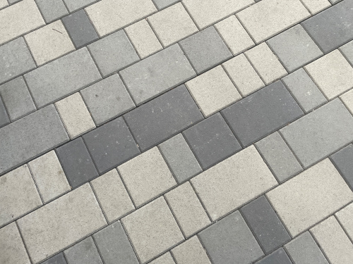 Б.1.Гм.6 Плитка тротуарная "Городской микс" 60 мм Стандарт серый