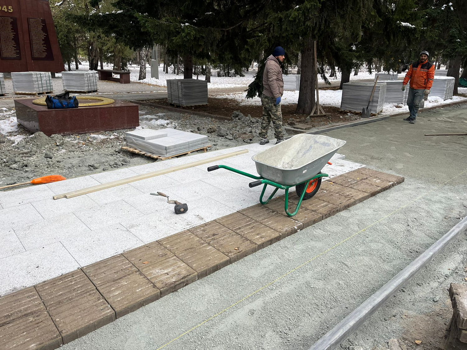 Реконструкция Монумента Славы в Новосибирске