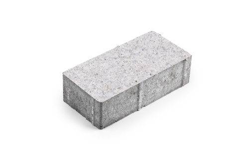 Б.1.П.6 Плитка тротуарная "Брусчатка" 200х100х60 Мрамор Белый