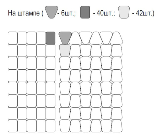 Б.1.Клк.6 Плитка тротуарная "Классико круговая" 60 мм Стандарт серый
