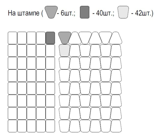 Б.1.Клк.6 Плитка тротуарная "Классико круговая" 60 мм Колормикс Эльбрус
