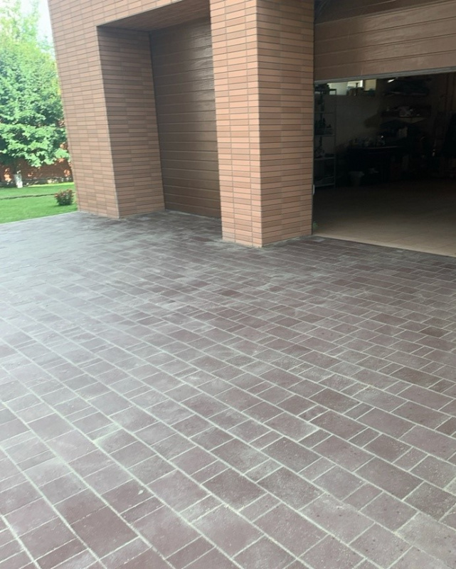 Б.1.Гм.6 Плитка тротуарная "Городской микс" 60 мм Стандарт коричневый