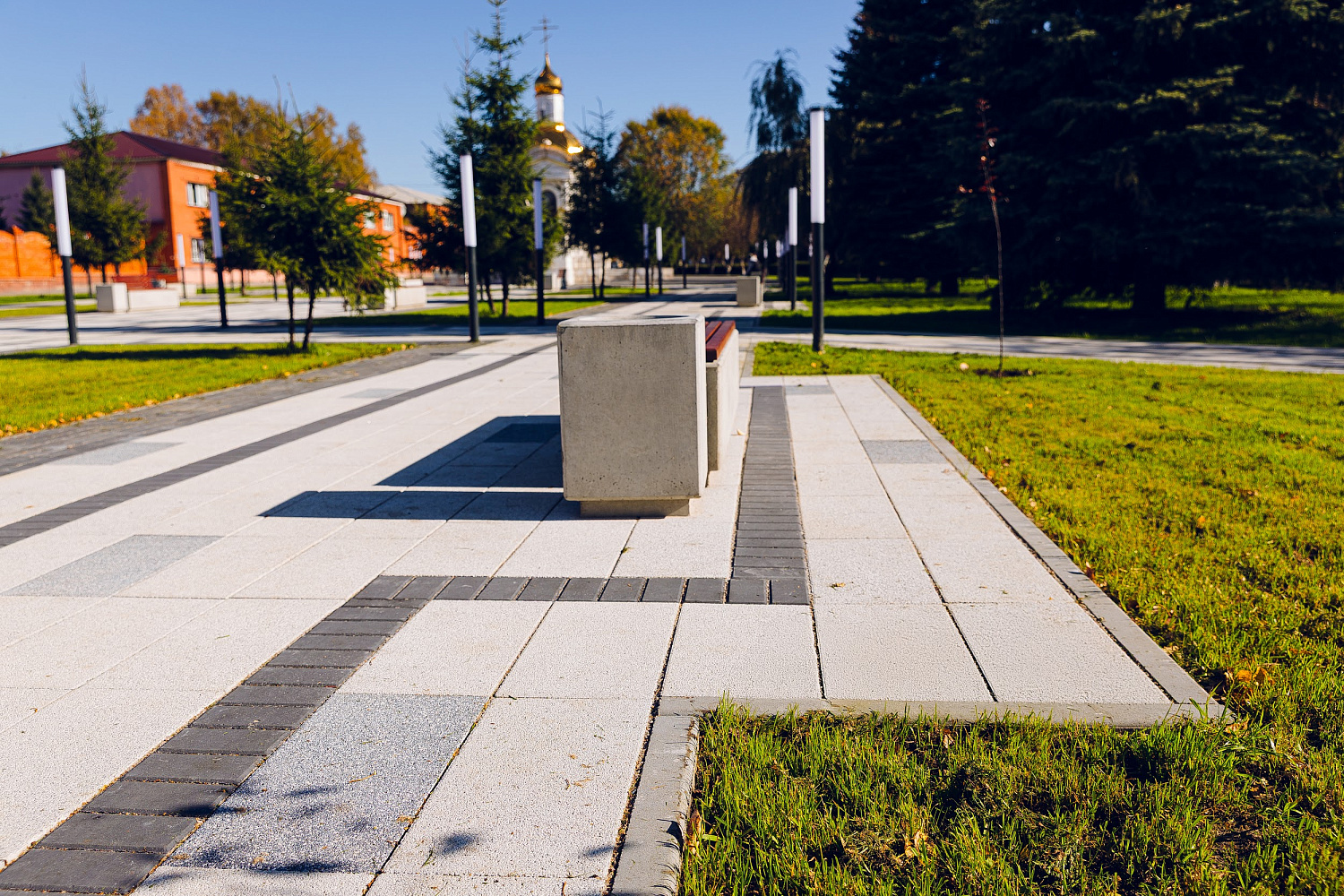 Сквер Памяти у часовни "Всех Скорбящих Радость", г. Ленинск-Кузнецкий