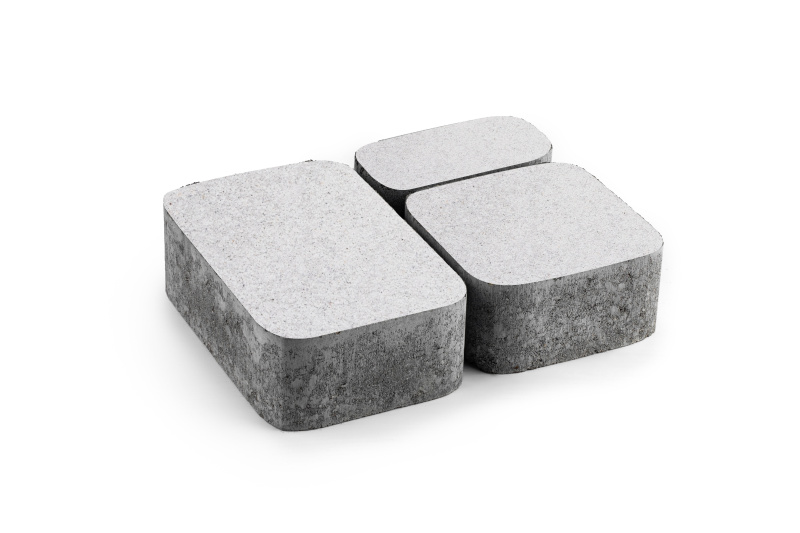 Б.1.Кл.6 Плитка тротуарная "Классико" 60 мм Мрамор Белый