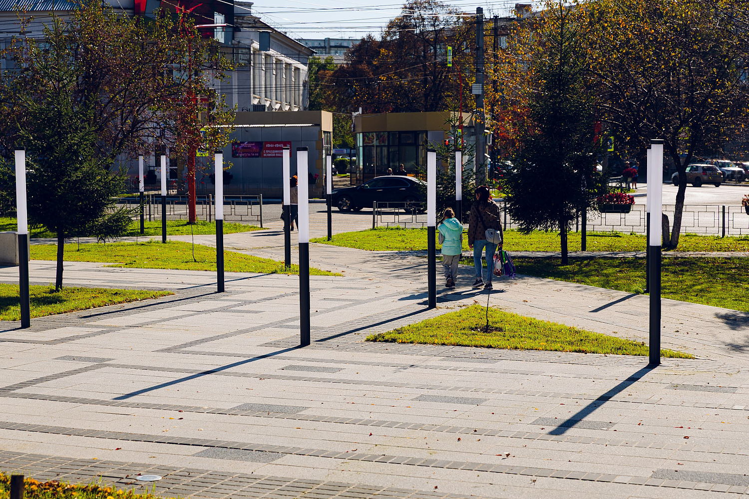 Сквер Памяти у часовни "Всех Скорбящих Радость", г. Ленинск-Кузнецкий