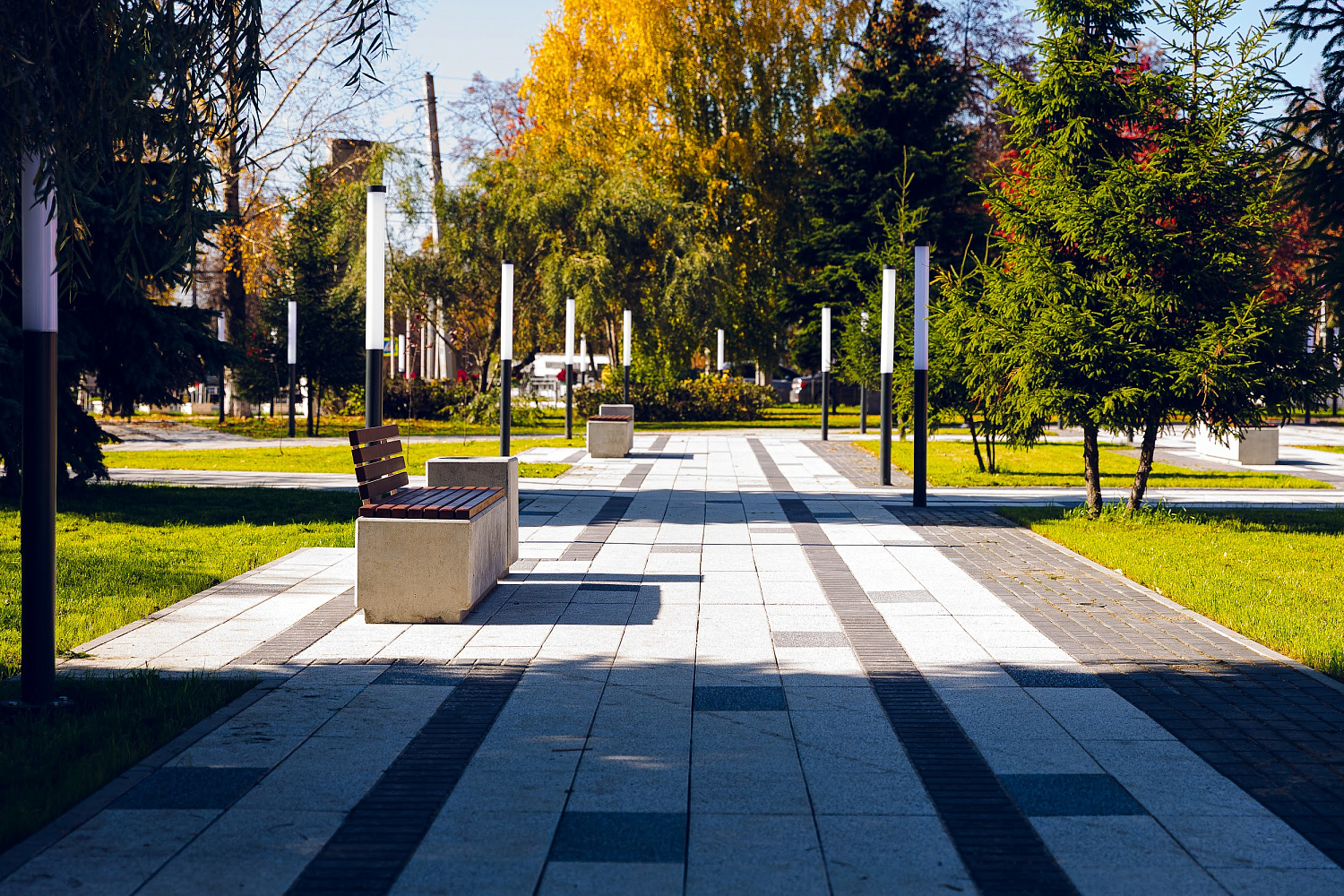 Сквер Памяти у часовни "Всех Скорбящих Радость", г. Ленинск-Кузнецкий