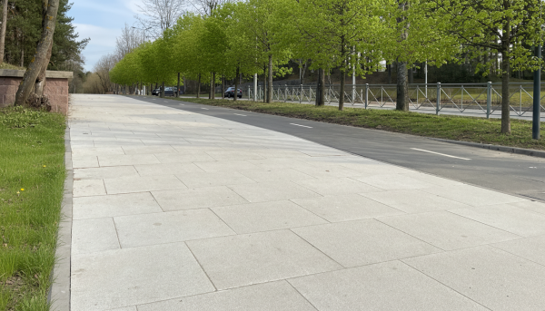 Б.7.К.6 Плита тротуарная "Квадрат" 600х600х60 Стандарт серый