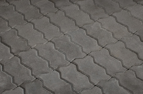 В.2.Ф.8 Плитка тротуарная "Волна" 222х110х80 Стандарт серый